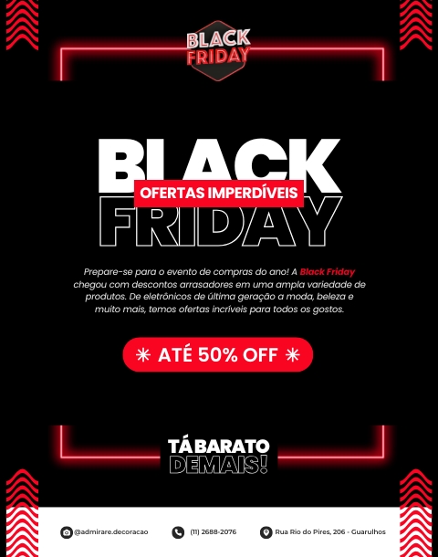 Black Friday Banner Admirare Mobile