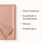 Lençol Avulso Solteiro Toque de Seda 300 Fios Liso - Imagem 6