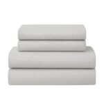 Jogo Cama Casal Acetinado 4 peças Embossed Casa Mia